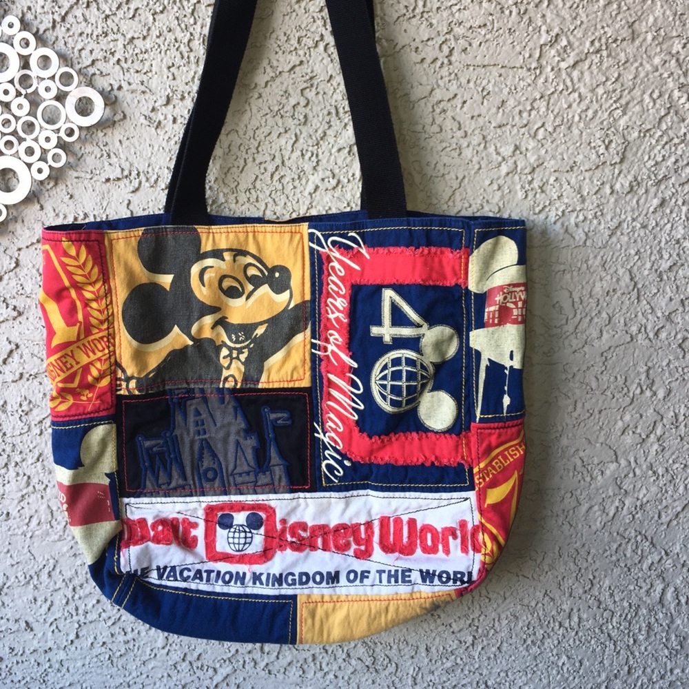 Disney 40th Anniversary Patchwork Bag - image 1